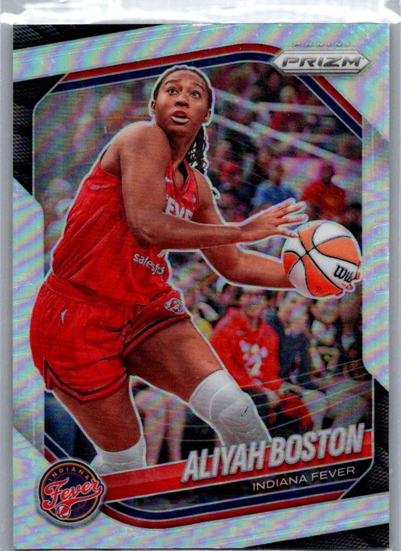 2025 Panini Prizm WNBA - Silver Prizms Aliyah Boston #75 front