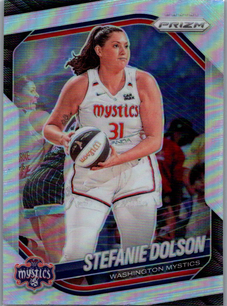 2025 Panini Prizm WNBA - Silver Prizms Stefanie Dolson #112 front