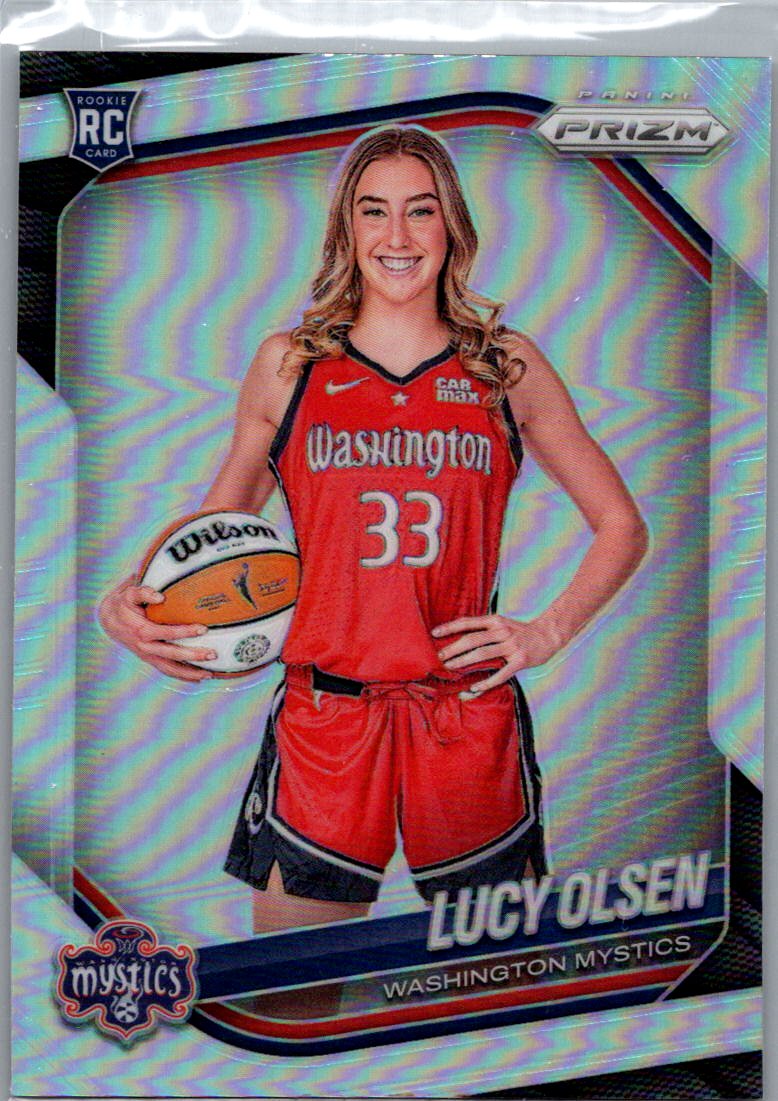 2025 Panini Prizm WNBA - Silver Prizms Lucy Olsen #145 front