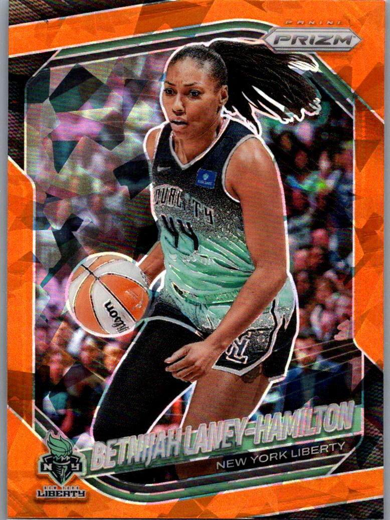 2025 Panini Prizm WNBA - Zduplicate Orange Ice Prizms Betnijah Laney-Hamilton #114 front