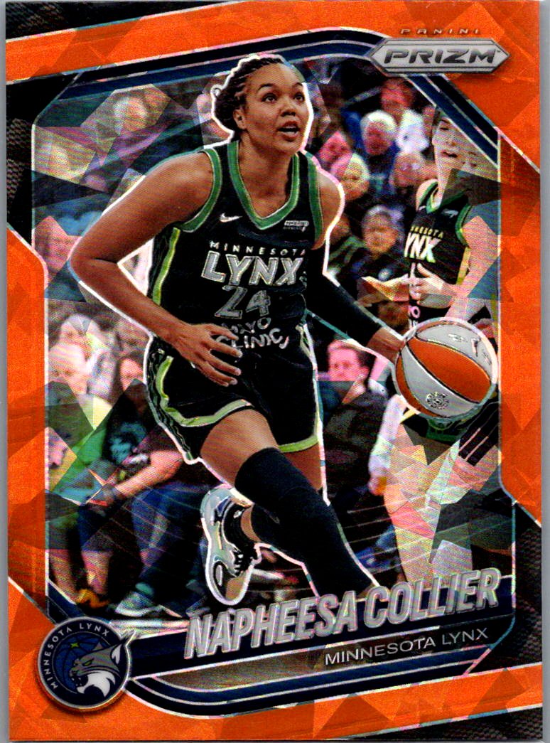 2025 Panini Prizm WNBA - Zduplicate Orange Ice Prizms Napheesa Collier #8 front