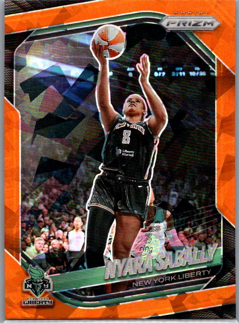 2025 Panini Prizm WNBA - Orange Ice Prizms Nyara Sabally #117 front