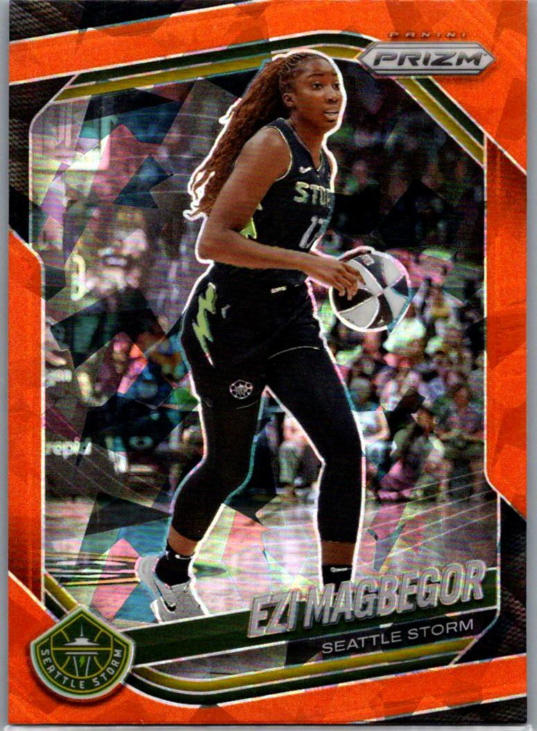 2025 Panini Prizm WNBA - Zduplicate Orange Ice Prizms Ezi Magbegor #36 front