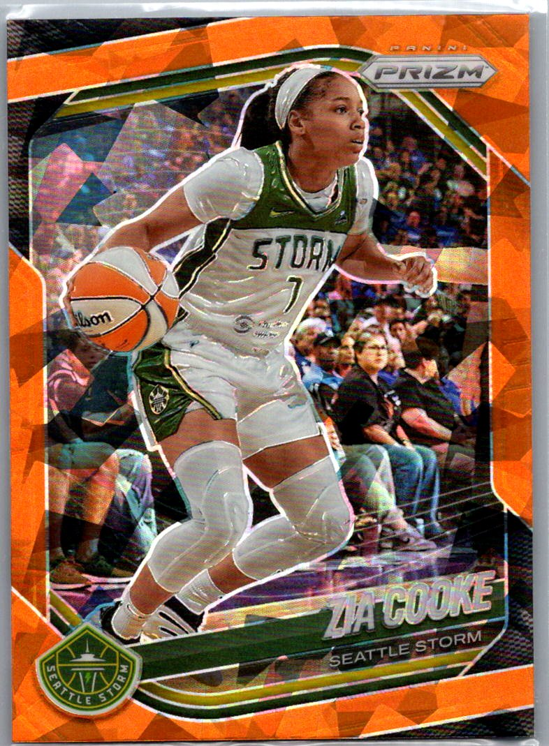 2025 Panini Prizm WNBA - Zduplicate Orange Ice Prizms Zia Cooke #110 front