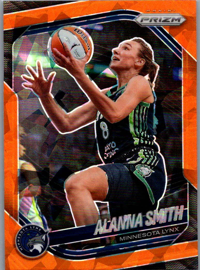 2025 Panini Prizm WNBA - Zduplicate Orange Ice Prizms Alanna Smith #101 front