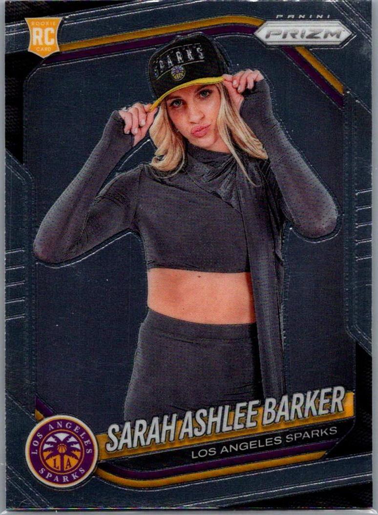 2025 Panini Prizm WNBA Sarah Ashlee Barker #142 RC front