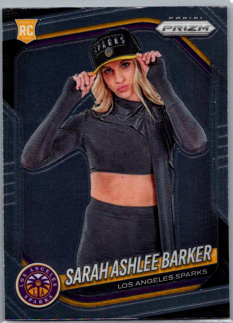 2025 Panini Prizm WNBA Sarah Ashlee Barker #142 RC front