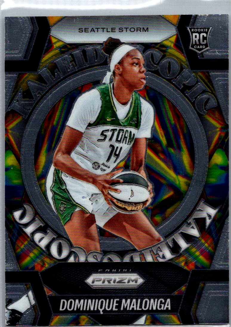 2025 Panini Prizm WNBA - Kaleidoscopic Dominique Malonga #15 front
