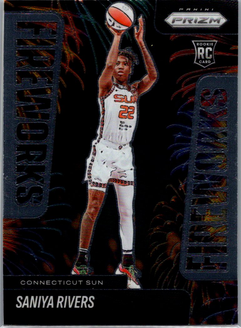 2025 Panini Prizm WNBA - Fireworks Saniya Rivers #1 front