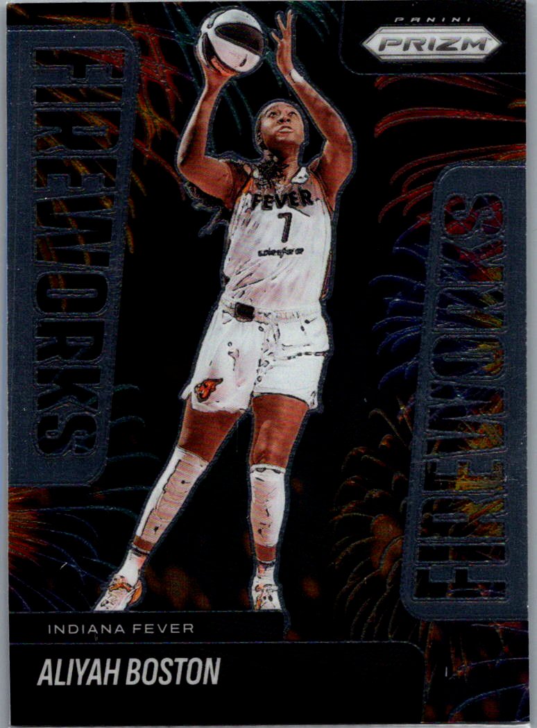 2025 Panini Prizm WNBA - Fireworks Aliyah Boston #3 front