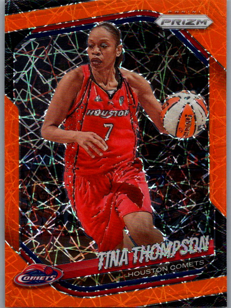 2025 Panini Prizm WNBA - Orange Velocity Prizms Tina Thompson #115 front