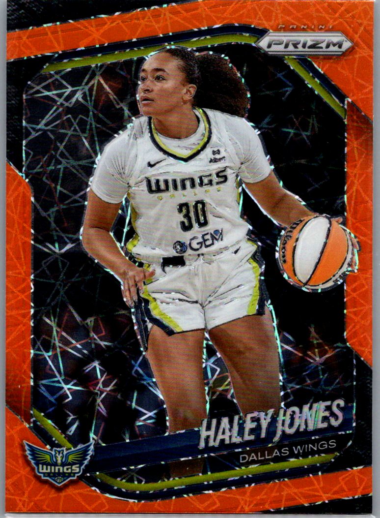 2025 Panini Prizm WNBA - Orange Velocity Prizms Haley Jones #43 front