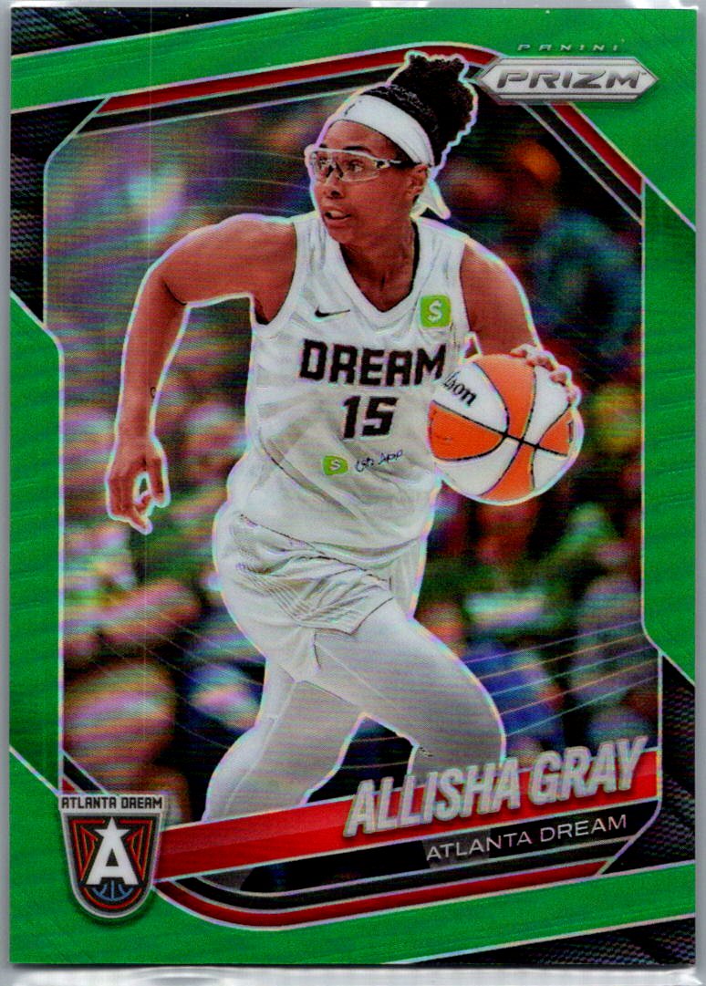 2025 Panini Prizm WNBA - Green Prizms Allisha Gray #16 front