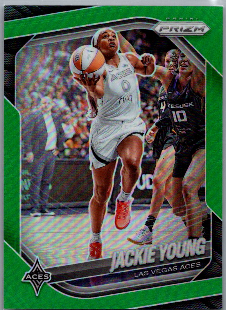 2025 Panini Prizm WNBA - Green Prizms Jackie Young #23 front