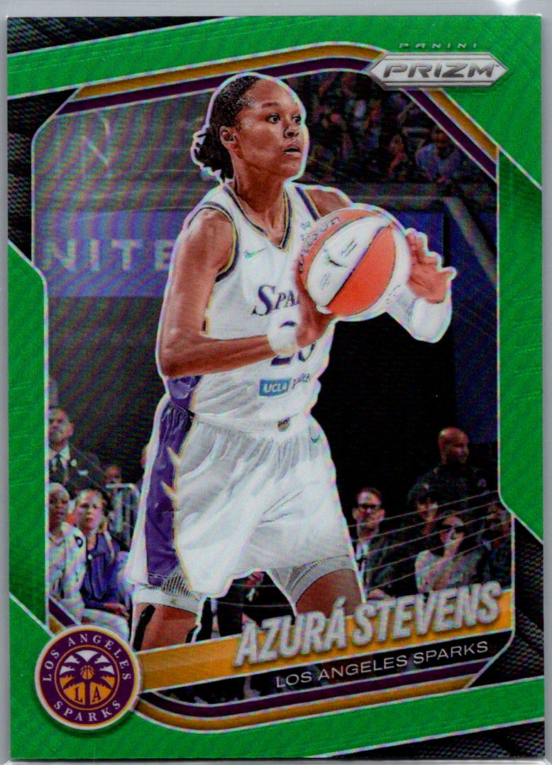 2025 Panini Prizm WNBA - Green Prizms Azura Stevens #64 front
