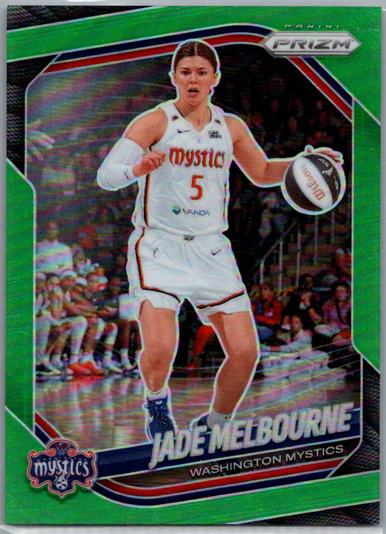 2025 Panini Prizm WNBA - Green Prizms Jade Melbourne #128 front