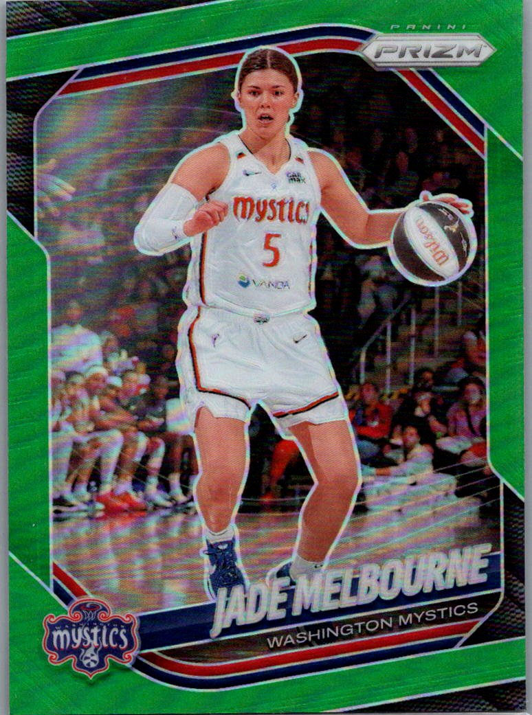 2025 Panini Prizm WNBA - Green Prizms Jade Melbourne #128 front
