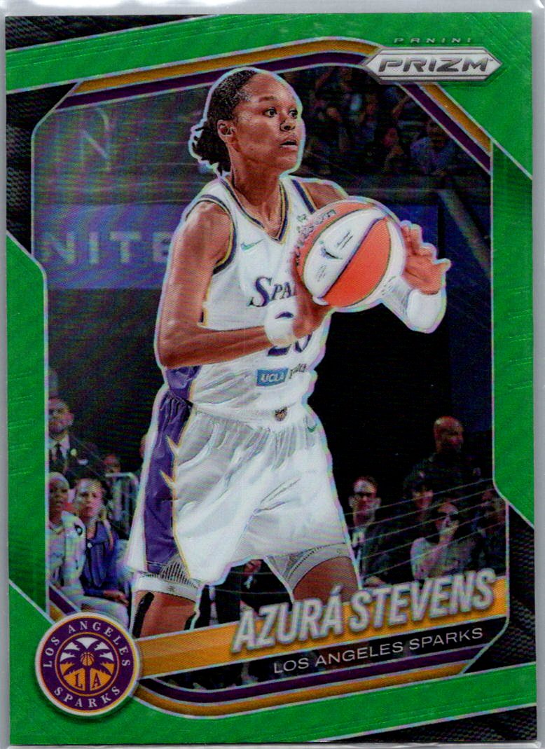 2025 Panini Prizm WNBA - Green Prizms Azura Stevens #64 front