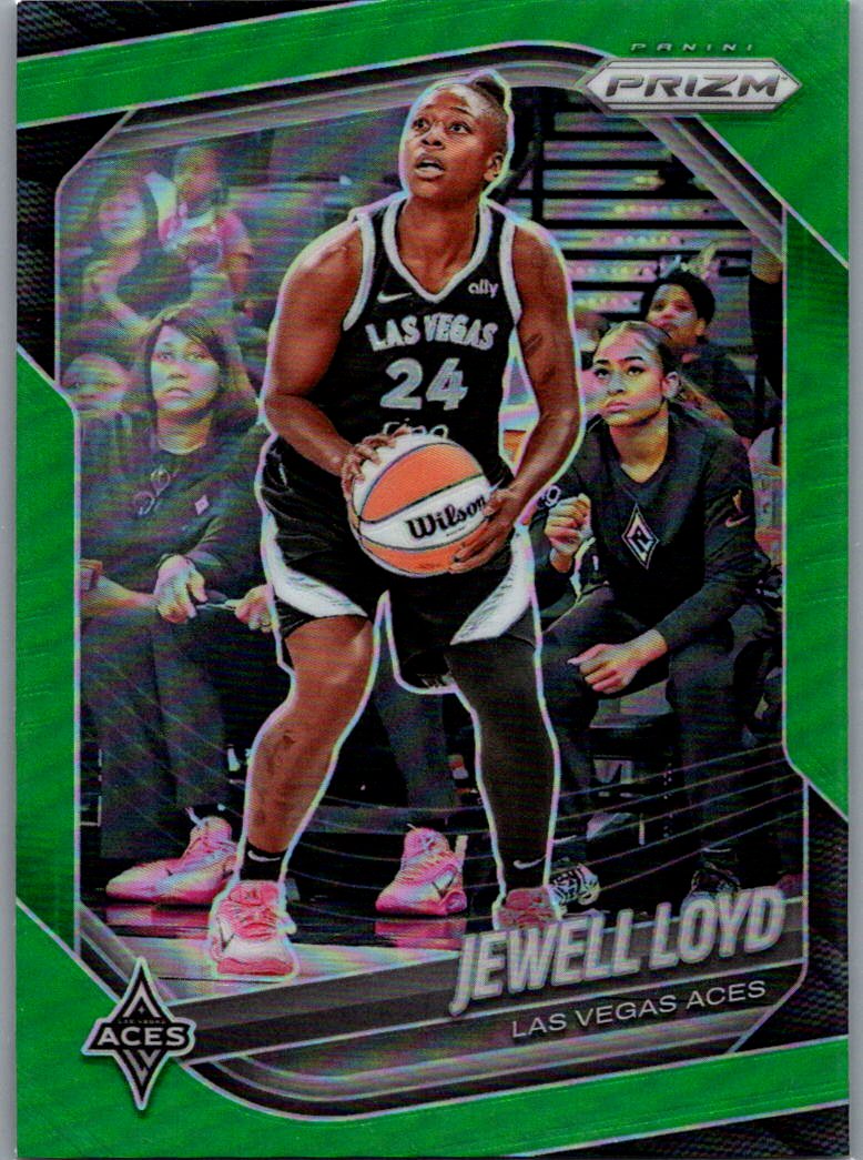 2025 Panini Prizm WNBA - Green Prizms Jewell Loyd #57 front