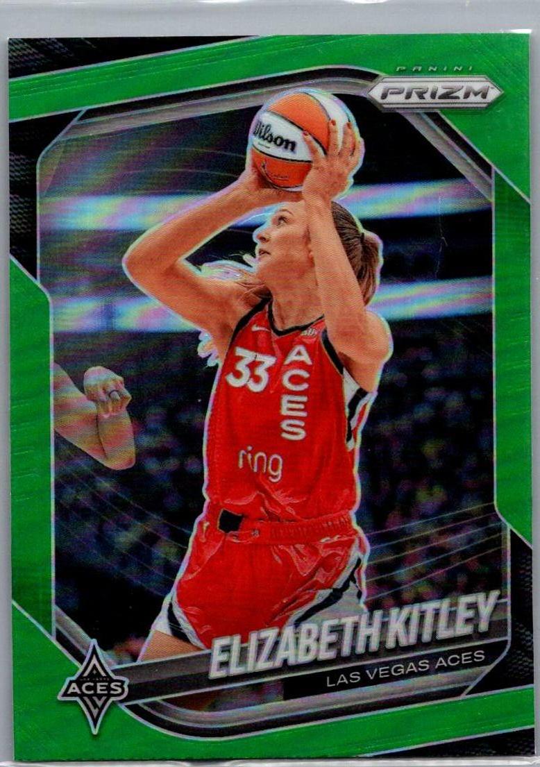 2025 Panini Prizm WNBA - Green Prizms Elizabeth Kitley #41 front