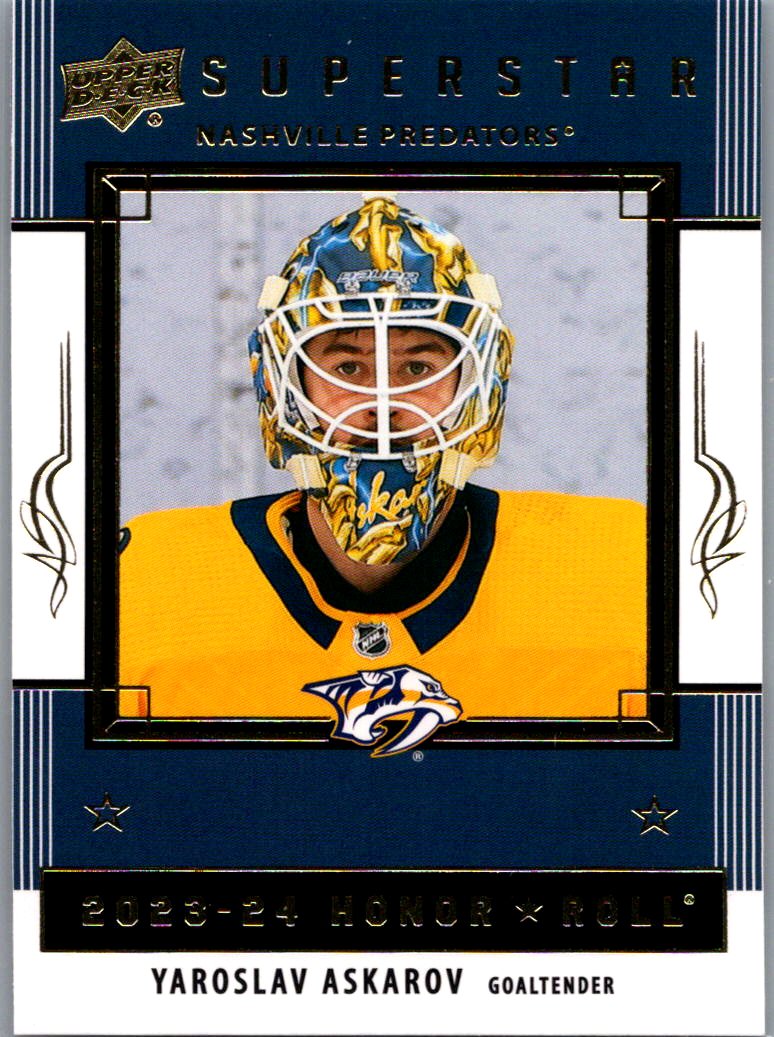 2023-24 Upper Deck - Honor Roll Yaroslav Askarov #HR60 front