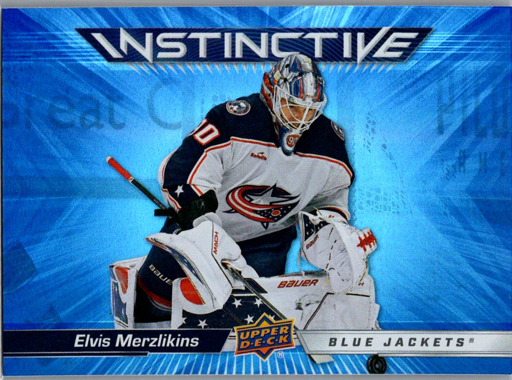2023-24 Upper Deck - Instinctive Elvis Merzlikins #IN-16 front