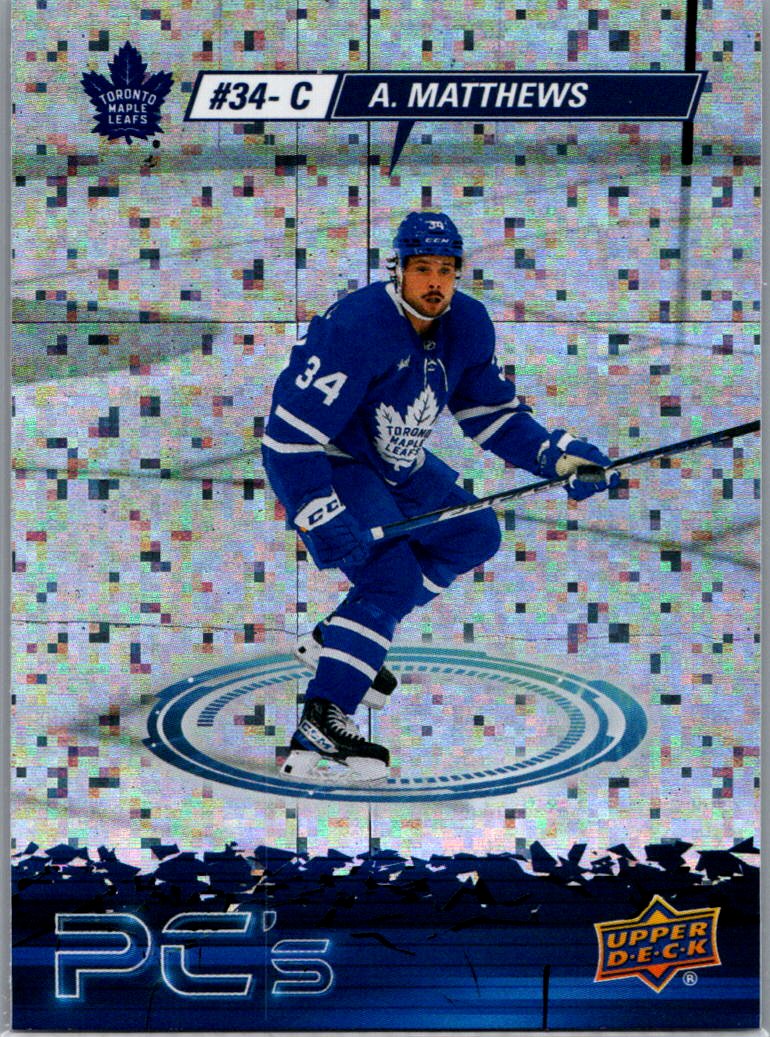 2023-24 Upper Deck - PC's Sparkle Auston Matthews #PC-35 front