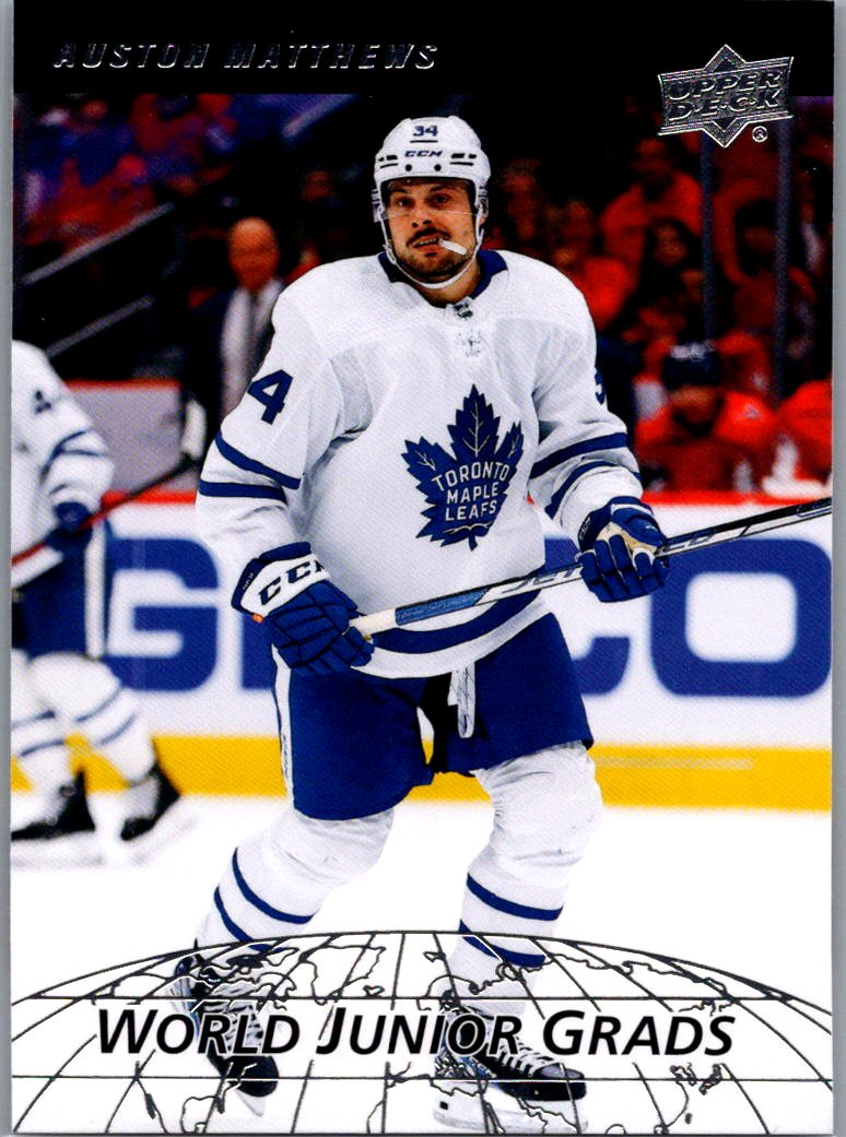 2022-23 Upper Deck - World Junior Grads Auston Matthews #WG-8 front