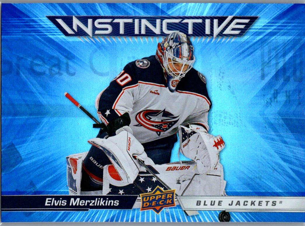 2023-24 Upper Deck - Instinctive Elvis Merzlikins #IN-16 front