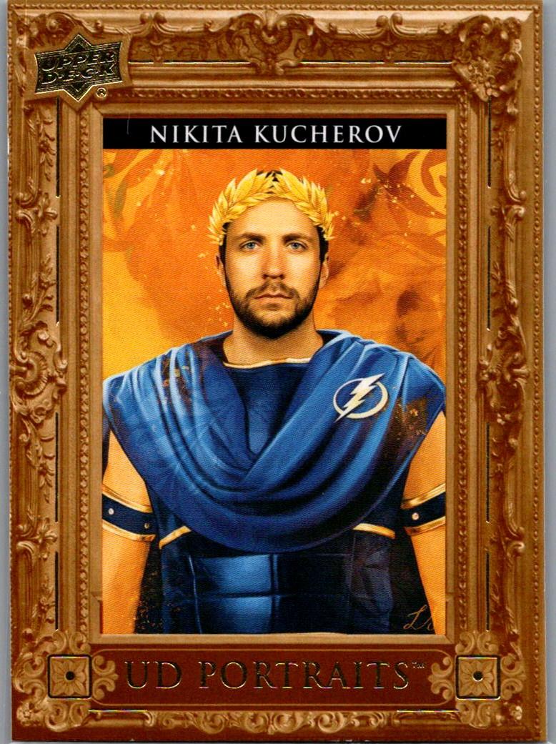 2023-24 Upper Deck - UD Portraits Nikita Kucherov #P34 front