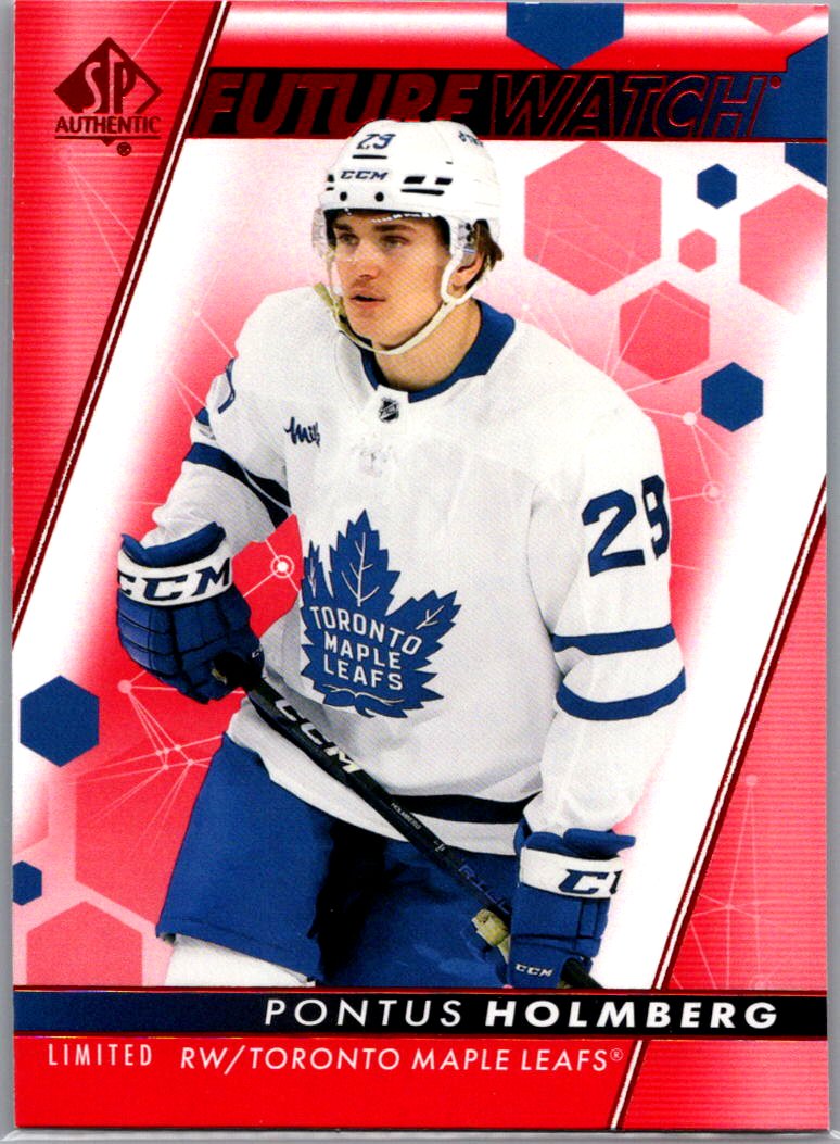 2022-23 SP Authentic - Limited Red Pontus Holmberg #165 front