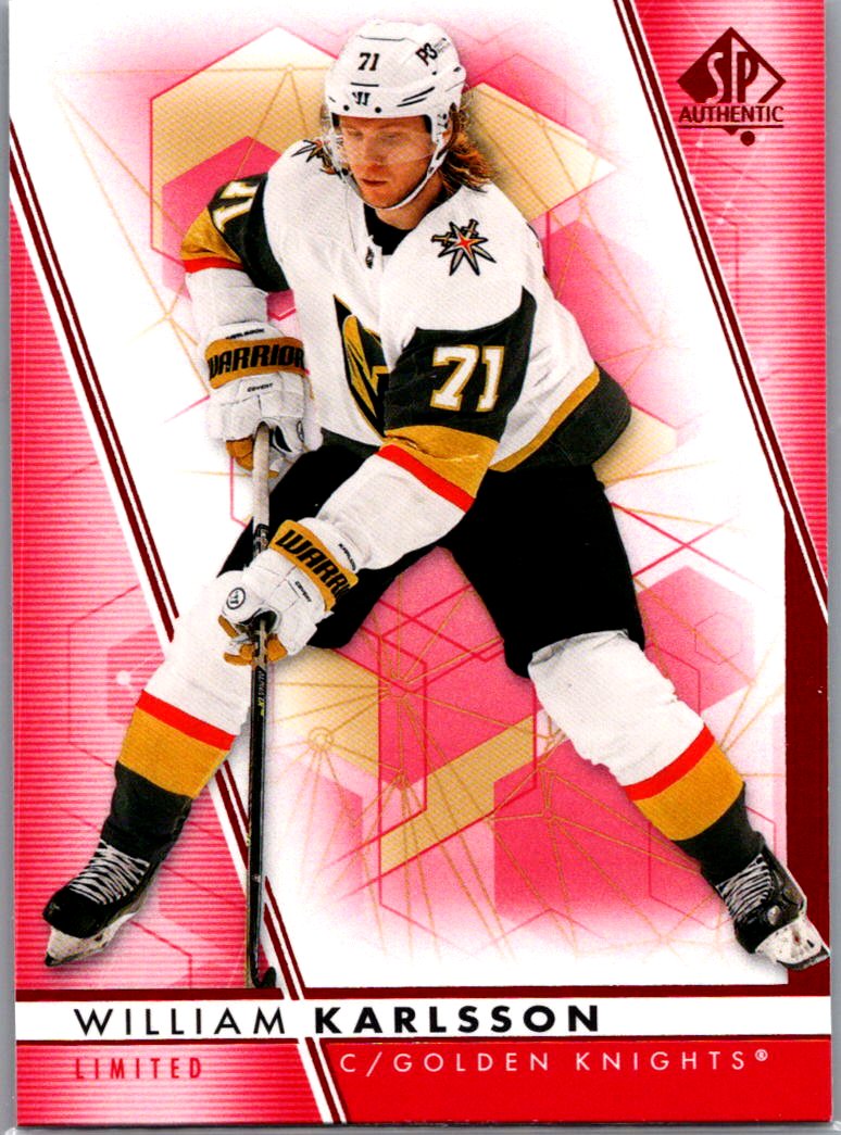 2022-23 SP Authentic - Limited Red William Karlsson #62 front