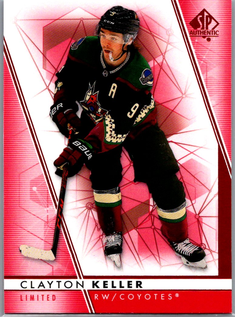 2022-23 SP Authentic - Limited Red Clayton Keller #9 front