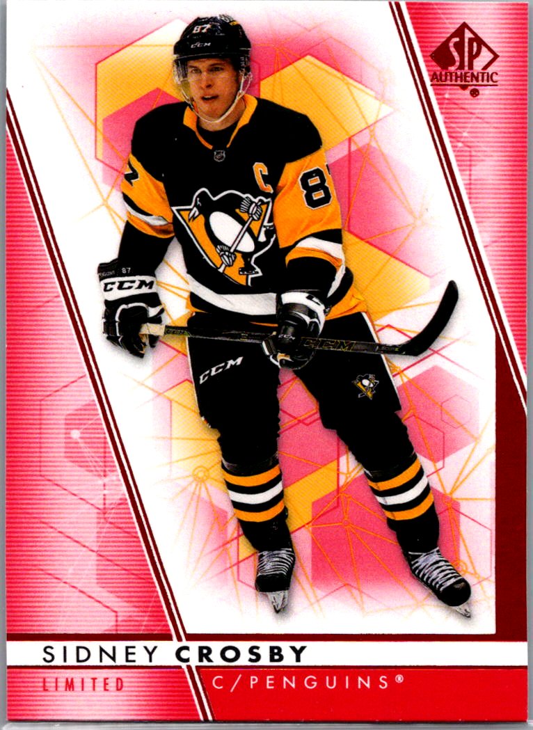 2022-23 SP Authentic - Limited Red Sidney Crosby #87 front