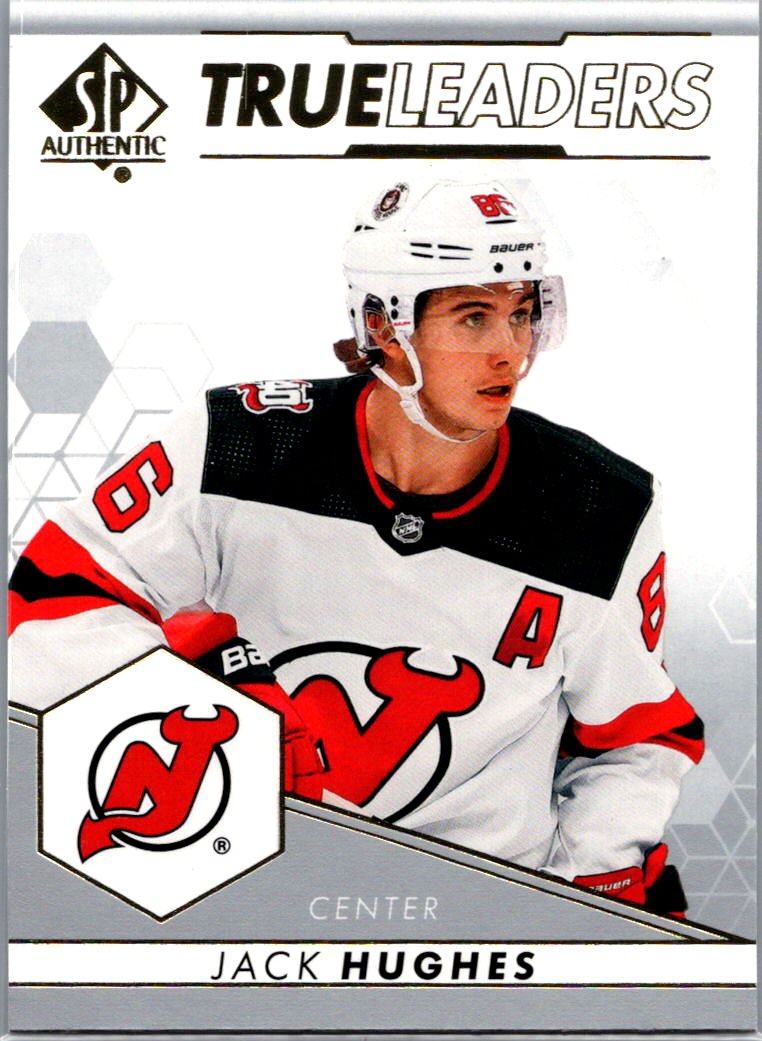 2022-23 SP Authentic - True Leaders Jack Hughes #TL-19 front