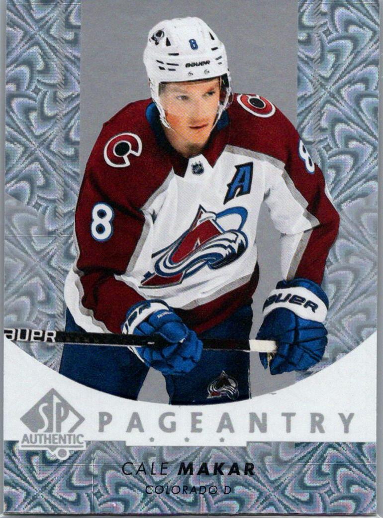 2022-23 SP Authentic - Pageantry Cale Makar #P-38 front