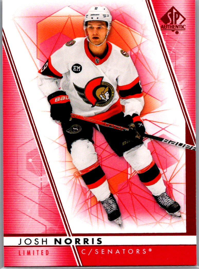 2022-23 SP Authentic - Limited Red Josh Norris #94 front