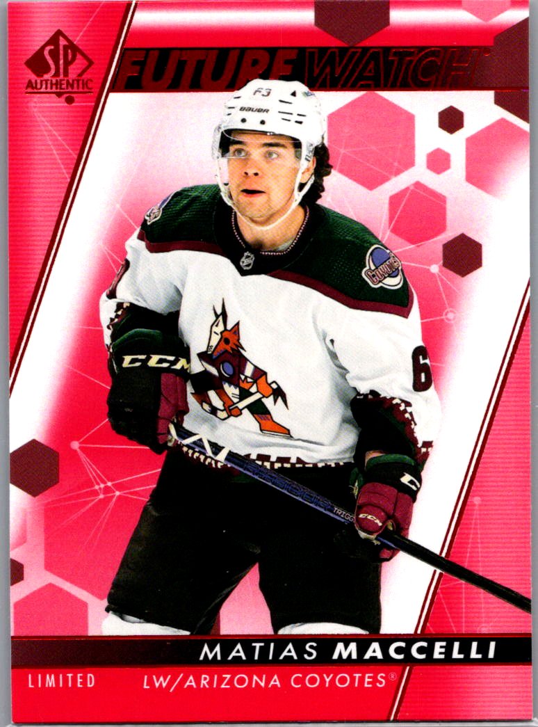2022-23 SP Authentic - Limited Red Matias Maccelli #115 front