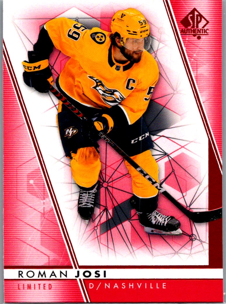 2022-23 SP Authentic - Limited Red Roman Josi #59 front