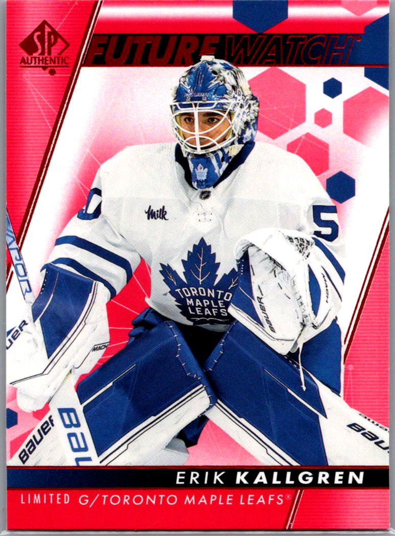 2022-23 SP Authentic - Limited Red Erik Kallgren #129 front