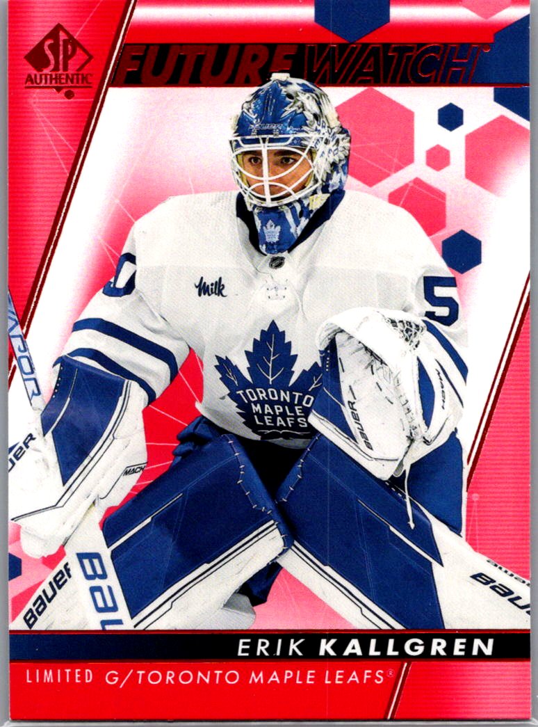 2022-23 SP Authentic - Limited Red Erik Kallgren #129 front