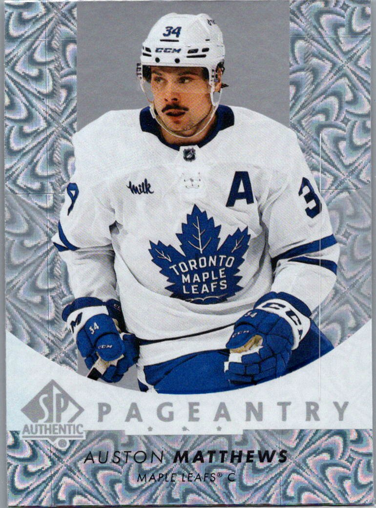 2022-23 SP Authentic - Pageantry Auston Matthews #P-34 front