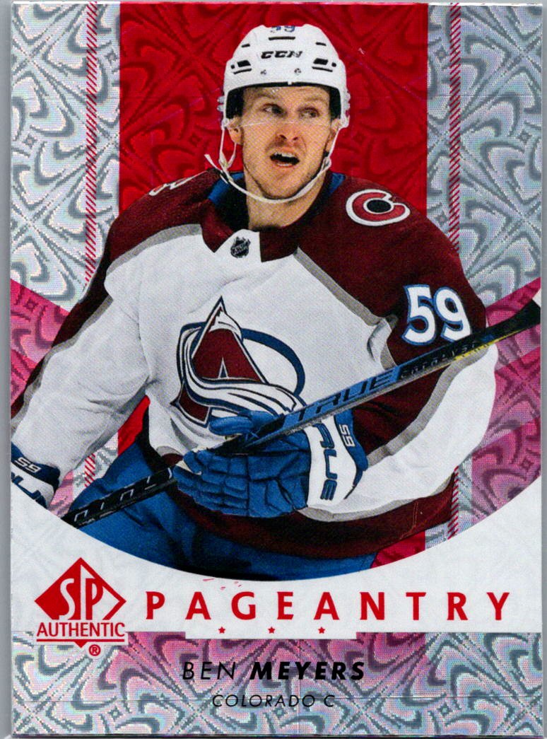 2022-23 SP Authentic - Pageantry Red Ben Meyers #P-82 front