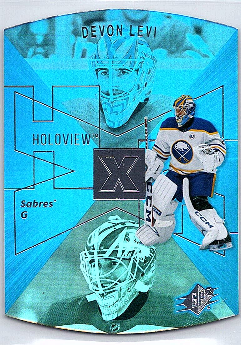 2023-24 Upper Deck - 1997-98 SPx Holoview Retros Devon Levi #SPX-13 front