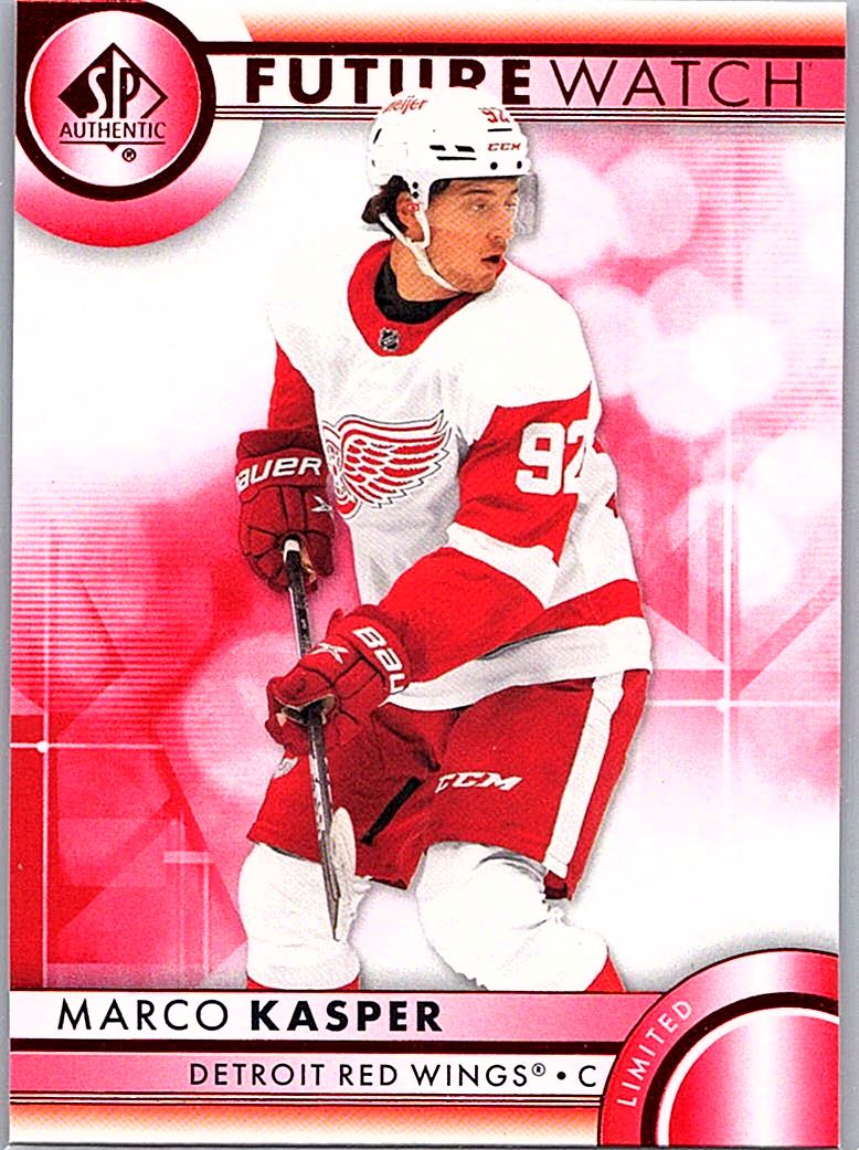 2023-24 SP Authentic - Limited Red Marco Kasper #105 front