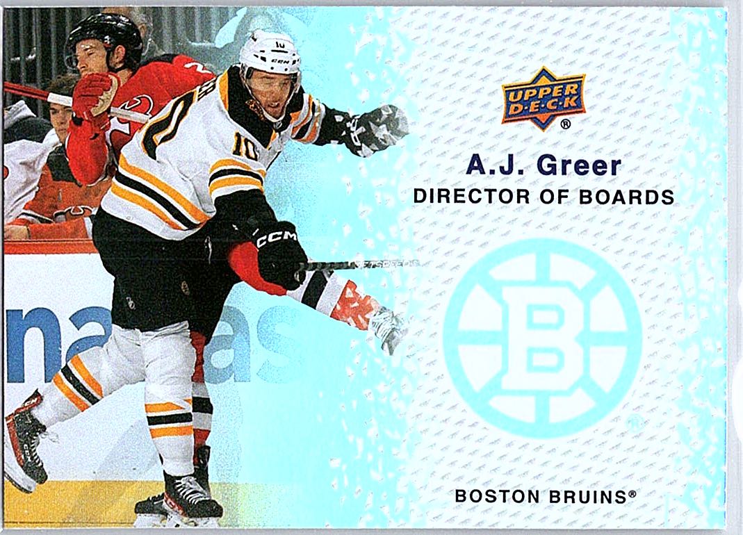 2023-24 Upper Deck - Director of Boards A.J. Greer #DB-2 front