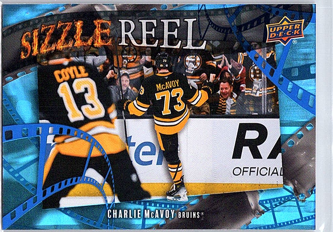 2025-26 Upper Deck - Sizzle Reel Charlie McAvoy #SR-80 front