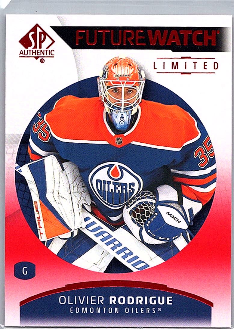 2025-26 SP Authentic - Limited Red Olivier Rodrigue #128 front