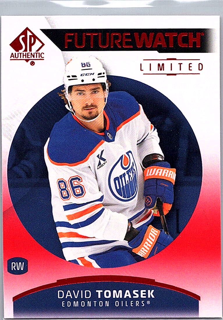 2025-26 SP Authentic - Limited Red David Tomasek #188 front
