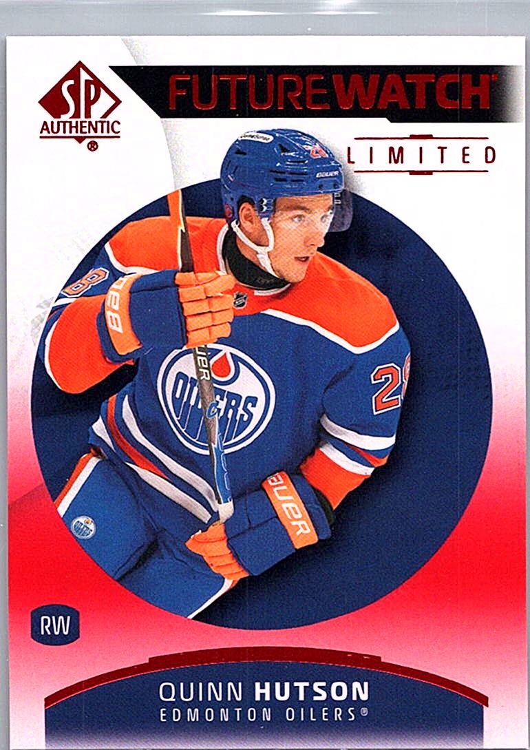2025-26 SP Authentic - Limited Red Quinn Hutson #151 front